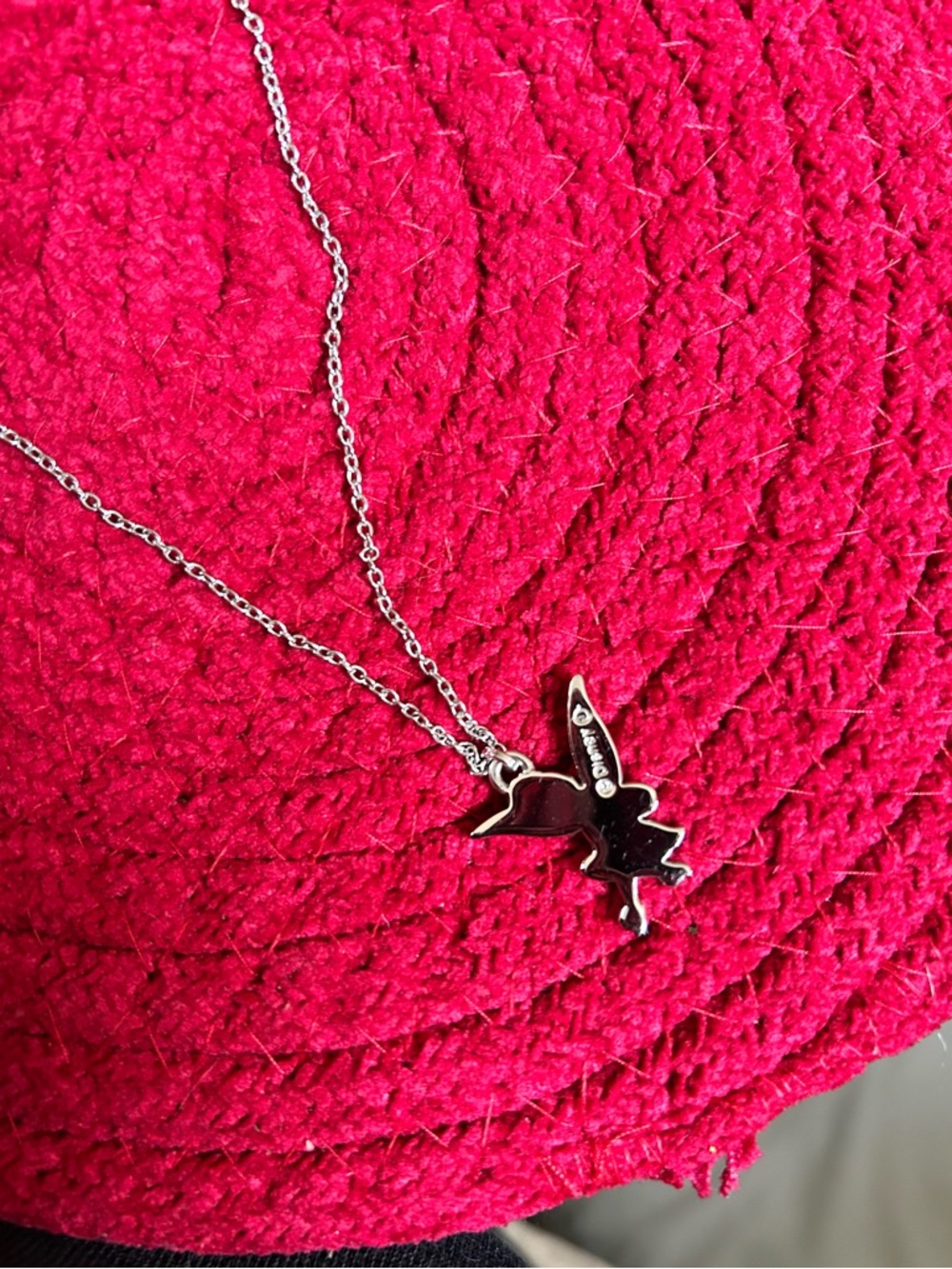 Disney Swarovski Crystal style Tinkerbell Necklace - Picture 3 of 3